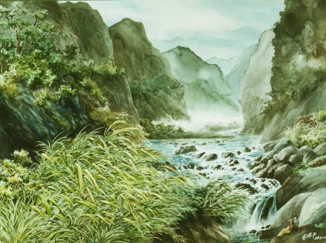 Z088 曾興平---台東南橫之旅 水彩 4K 1998 